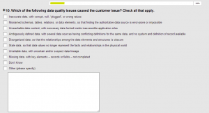 poor data quality survey